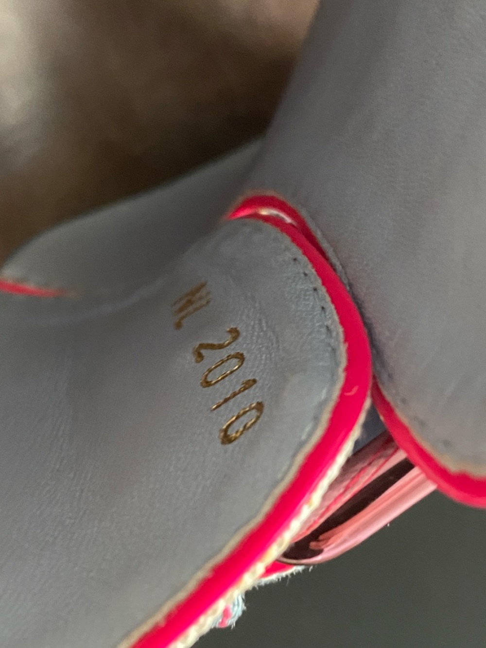 Louis Vuitton Rosa peep toe Denim Mule/Clogs - Picture 10 of 11